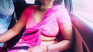 Car sex with indian housewife in saree and dirty talks