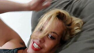 Blonde Latina Milf Gets Tattoo Using Anal Plug In Ass