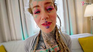 Double anal slut - gangbang with tattoo girl anuskatzz ends with big facial - atm dap dp