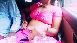 Car sex with indian housewife in saree and dirty talks