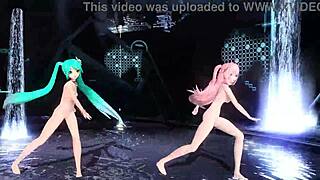 i got hatsune miku and luka in worls end dancehall project diva nude mod full nude