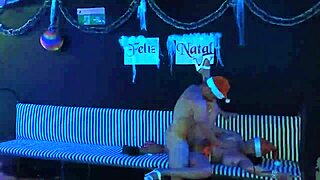 milf and fitness guy unleash christmas lust with big loads 😈