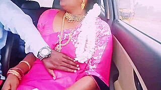 Car sex with indian housewife in saree and dirty talks
