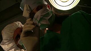 Why does the sexy doctor take advantage of the male nurse in the hospital?