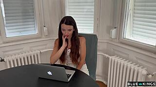 the teen asks, 'want to fuck me secretly and then together?'