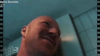 in the gym bunnies' public club, whores engage in hardcore sex sessions