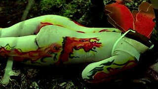 I spotted this little 18+ anal bug crawling in the mud with lily thot, getting rough anal submission