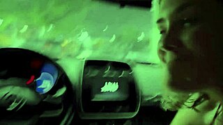 Amateur couple stops on street and fucks in car!