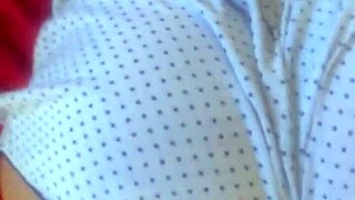 the stepfather gets shocked coming home to find sex toys in use