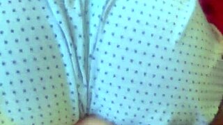 the stepfather gets shocked coming home to find sex toys in use