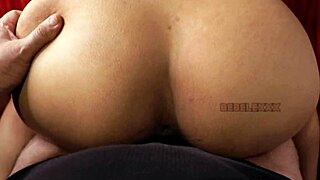 watching her give a sloppy blowjob in doggystyle position