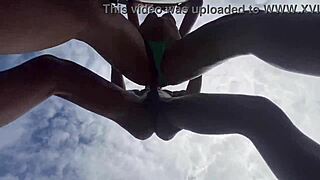 Young people connect publicly under broad daylight