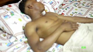 naughty nurse jessica ts takes care of her horny patient with big black cock