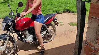 Delicious brunette subtly teasing her audience with charm