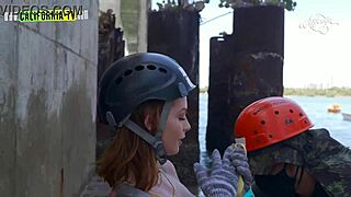 Lesbians explore naked in Brazil's paradisiacal places