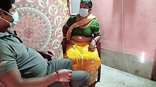 Step-mother asks step-son for freehand massage