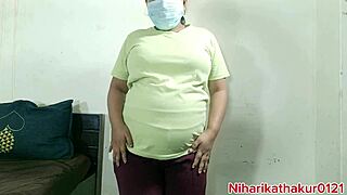 Intense sexy nude dance performed by a stunning girl