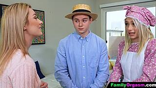 Hey, check out this cute lesbian babe corrupting her Amish stepsister before the wedding! 😈