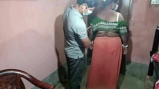 Step-mother asks step-son for freehand massage