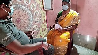 Step-mother asks step-son for freehand massage