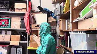 this arab teen shoplifter got boned by the lp officer