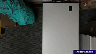 this arab teen shoplifter got boned by the lp officer