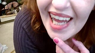 Teasing Dirty Mouthed Dawnskye1962 in Fishnet Thigh Highs and Heels in Front of Mirrors