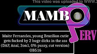 maite fernandes young 18+ brazilian cutie gets fucked by 2 huge dicks in the ass dap anal 3on1 0 pussy atm cut version ob516