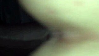 doggystyle this white bitch with big black cock cumshot