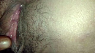 Water shoots into big girl's pussy until wet!