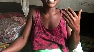 Crazy Bitch Smoking Seductively in Lord's Room Wearing Sexy Clothes