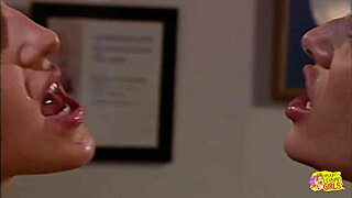 Beautiful Blonde Eats Pussy and Kisses Her Friend's Big Ass!