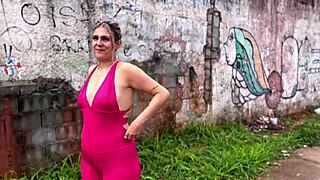 we're fucking wildly on paulista streets, my pussy all raw