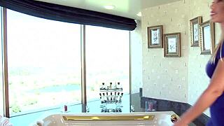 milf bombshell nicole aniston fucks lucky stud in hotel