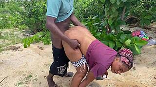 Lagos lagoon crazy outdoor fuck