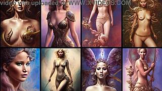 celebrity goddess jennifer lawrence