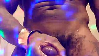 Hallelujah Johnson Worships BBC Cumshot on Kyle Lewis Face Daddy Talking Dick