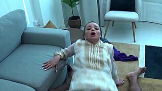 The Arab MILF cuckold wife gets BBC fucked while husband films