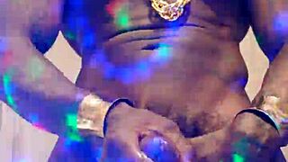 Hallelujah Johnson Worships BBC Cumshot on Kyle Lewis Face Daddy Talking Dick