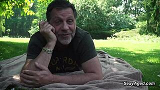 Old Man Fucks Sexy Blonde Publicly