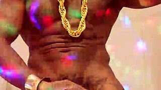 Hallelujah Johnson Worships BBC Cumshot on Kyle Lewis Face Daddy Talking Dick