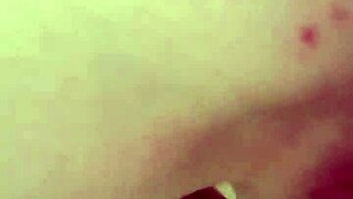 Russian brunette with dirty talk masturbates ass rubs tits double fingering pussy and ass 😈