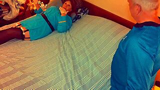 Granny Nurse Cosplay Sucking Cock Deepthroat