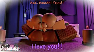 Cute Couple Romantic Breeding Triplets