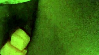 GINGER PARIS MASTURBATING WITH MARSHMALLOWS & PISSING