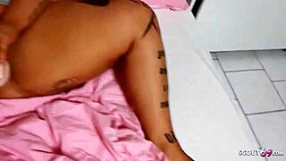 Curvy German BBW teen Melina fucks her best friend's boyfriend