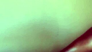 Ebony gives hot footjob to monster cock