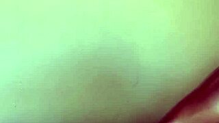 Ebony gives hot footjob to monster cock