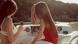 stripteasing on the stairs enjoying the moment to feel with toys