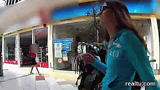 Stunning Czech Chick Seduced In Hypermarket, Shagged In POV.